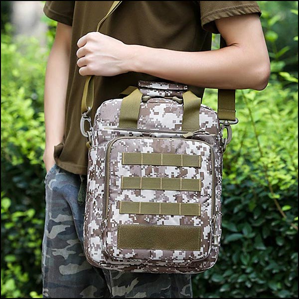 Musette militaire sable