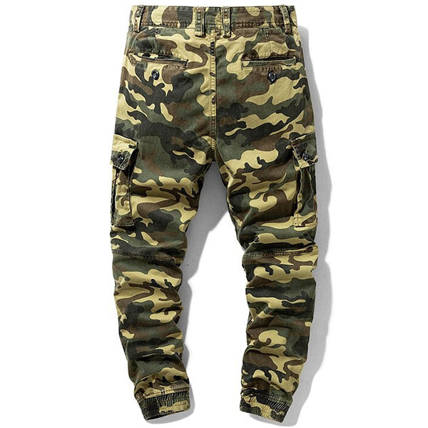 Pantalon camouflage jaune homme