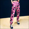 Pantalon camouflage rose femme
