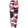 Pantalon camouflage rouge femme