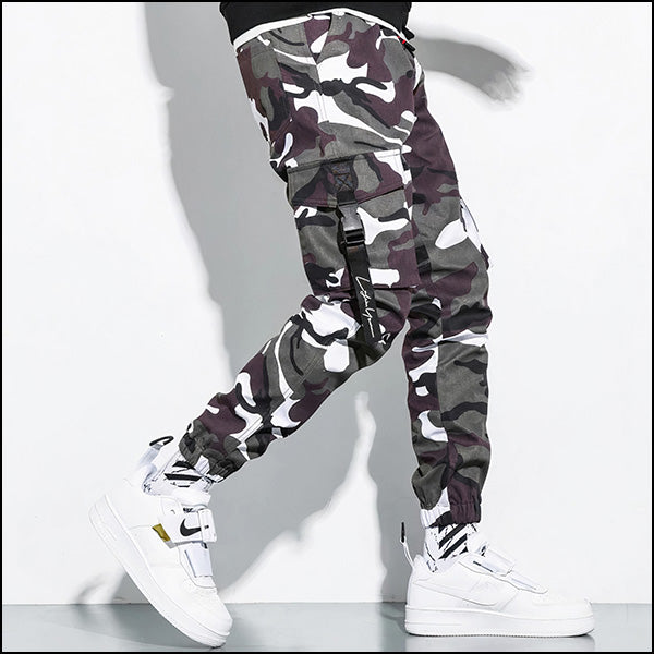 Pantalon camouflage violet