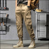 Pantalon cargo beige homme