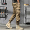 Pantalon cargo beige homme