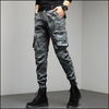 Pantalon cargo camouflage gris homme