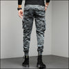 Pantalon cargo camouflage gris homme