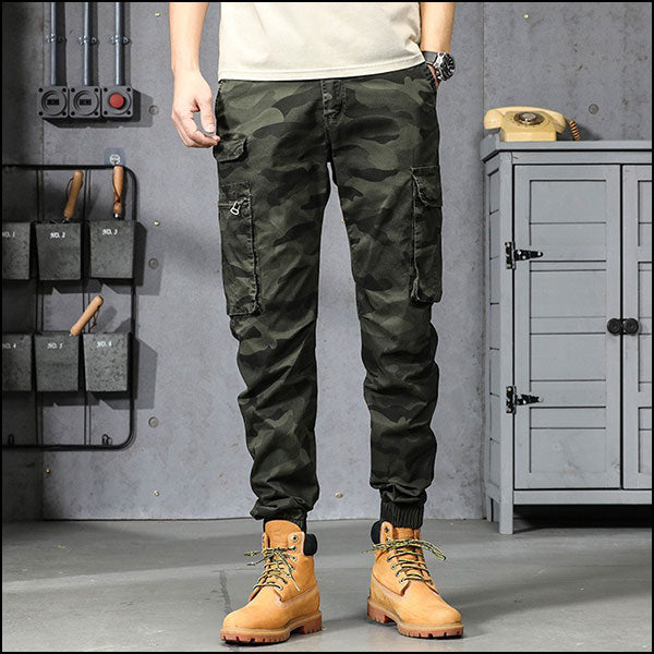 Pantalon cargo camouflage homme