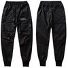 Pantalon cargo droit noir homme