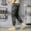 Pantalon cargo gris foncé