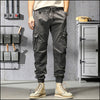 Pantalon cargo gris pierre
