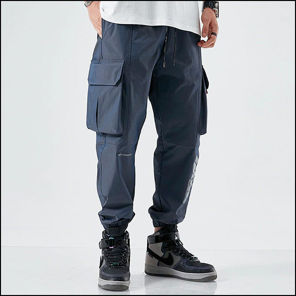 Pantalon cargo homme gris foncé