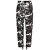 Pantalon cargo imprimé camouflage femme