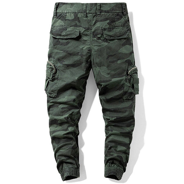 Pantalon cargo imprimé camouflage homme