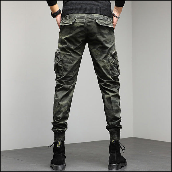 Pantalon cargo imprimé camouflage homme