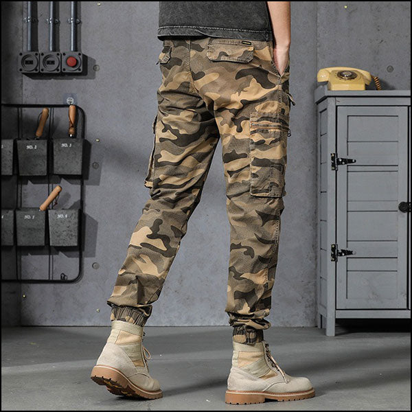 Pantalon cargo kaki homme