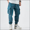 Pantalon cargo militaire homme bleu