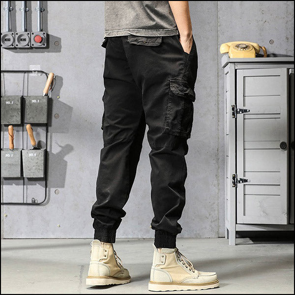 Pantalon cargo noir ado