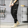 Pantalon cargo noir ado