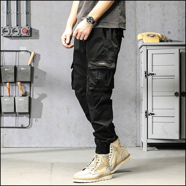 Pantalon cargo noir ado