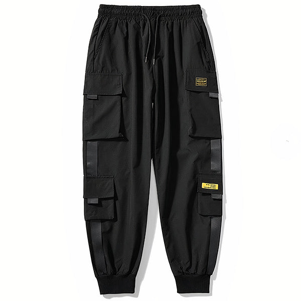 Pantalon cargo noir pour femme