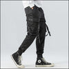 Pantalon cargo noir pour homme