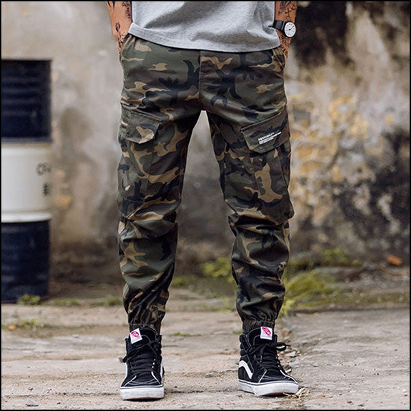 Pantalon jogging camouflage homme