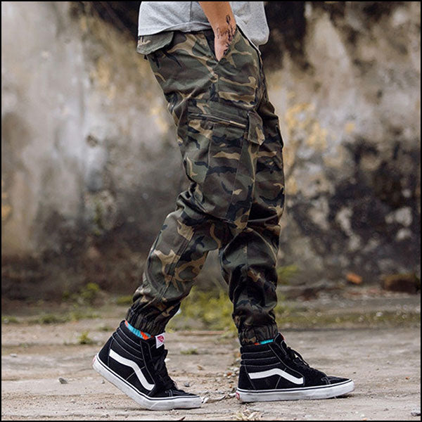 Pantalon jogging camouflage homme