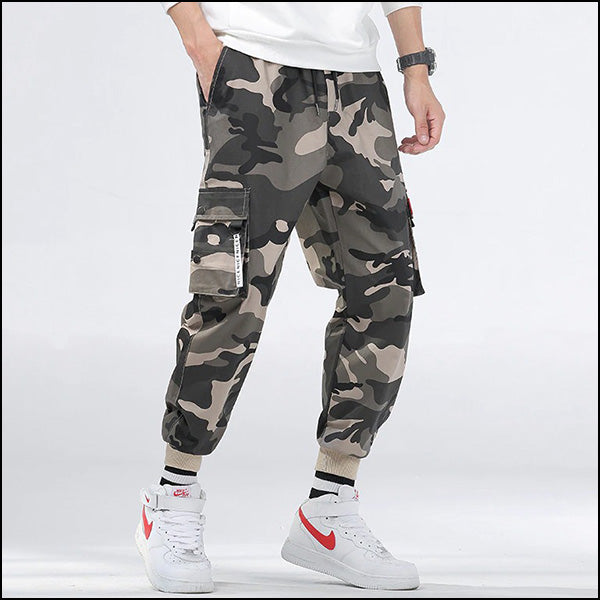 Pantalon kaki camouflage homme