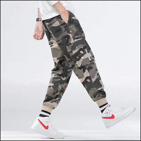 Pantalon kaki camouflage homme
