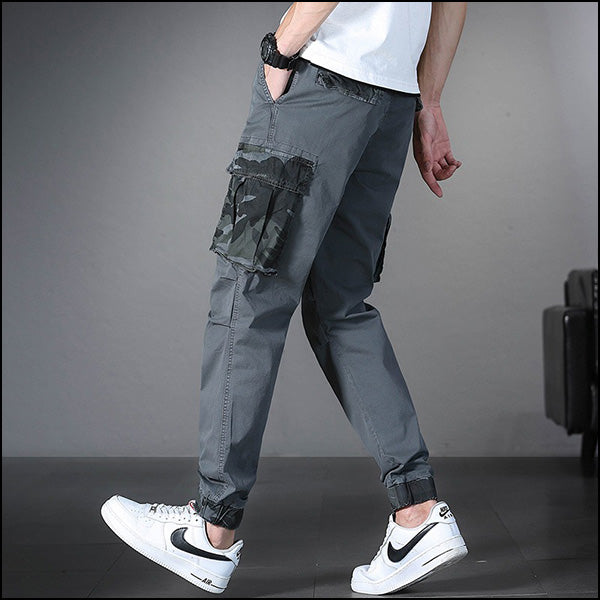 Pantalon militaire gris