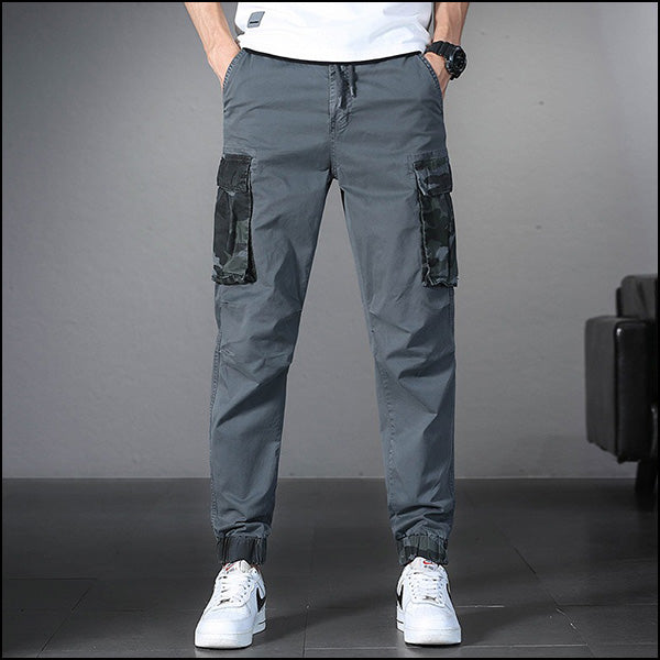 Pantalon militaire gris