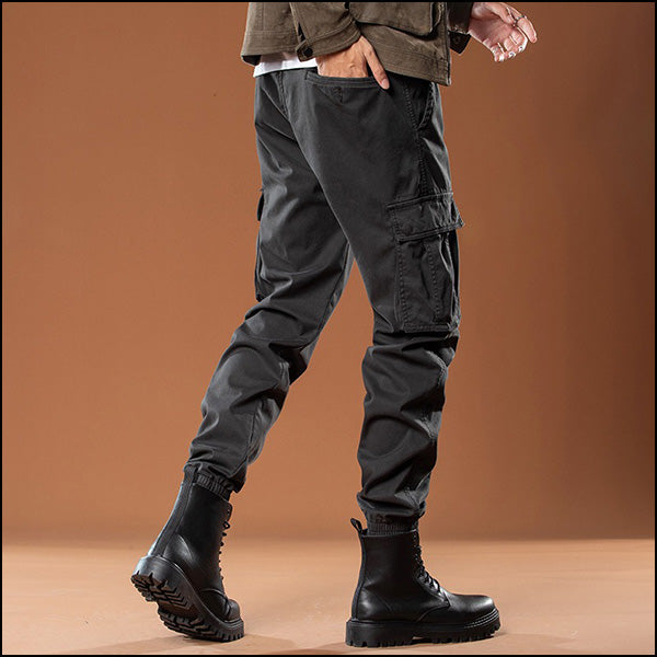 Pantalon militaire gris homme