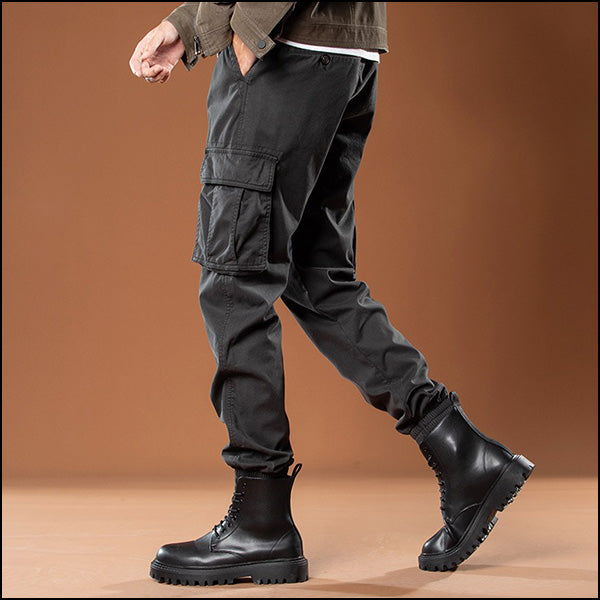 Pantalon militaire gris homme