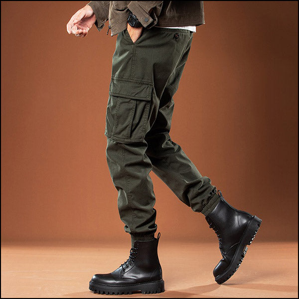 Pantalon militaire vert kaki homme