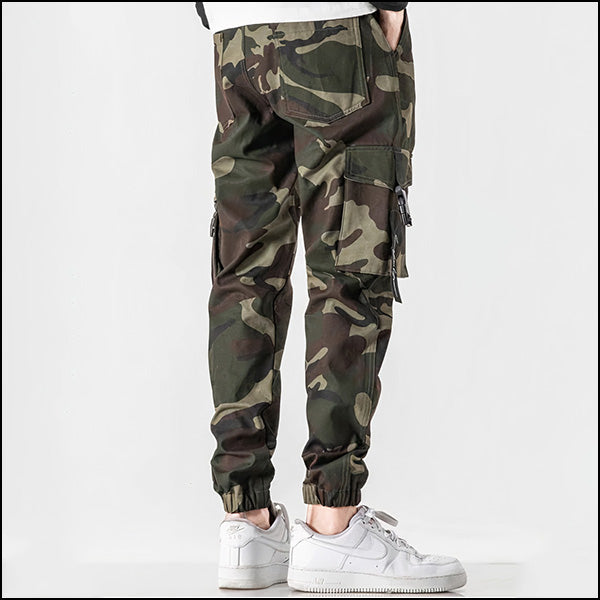 Pantalon motif camouflage homme