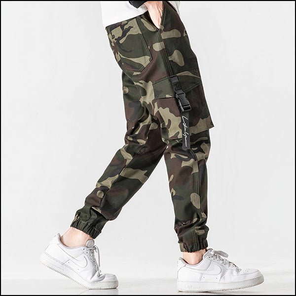 Pantalon motif camouflage homme