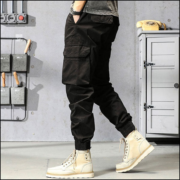 Pantalon poche cargo noir