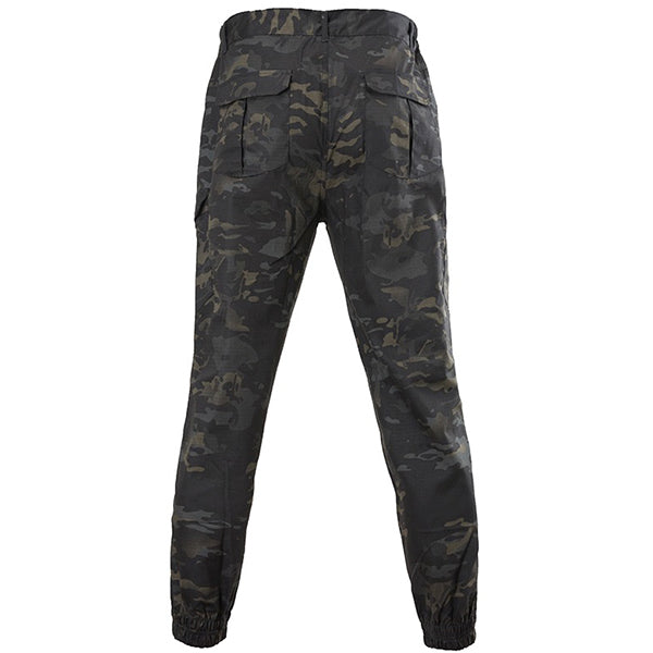 Pantalon style militaire homme noir