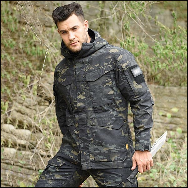 parka camouflage militaire homme