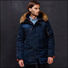 Parka militaire bleu marine