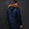 Parka militaire bleu marine
