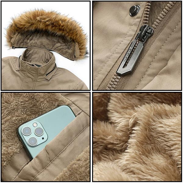 Parka militaire grand froid
