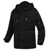 Parka militaire noir homme