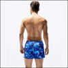 Short de bain camouflage bleu