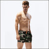 Short de bain camouflage homme