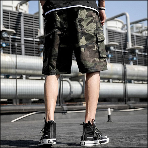 Short homme camouflage