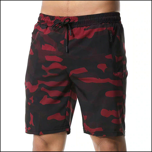 Short running homme rouge