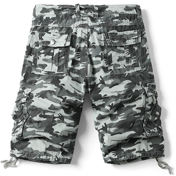 Short treillis militaire homme