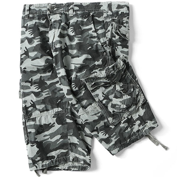 Short treillis militaire homme