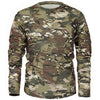 T-shirt camouflage homme manche longue