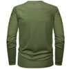 T-shirt militaire manche longue vert homme
